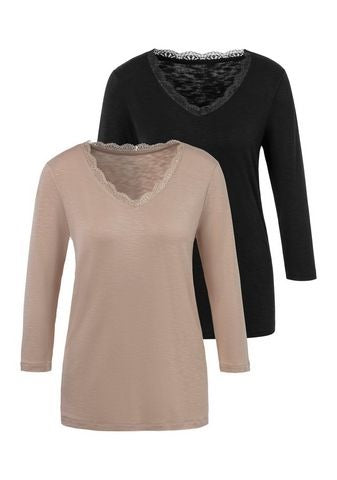 Mix sets women's T-shirts by Lascana, Bench, Vivance. Mix sets women's T-shirts by Lascana, Bench, Vivance.